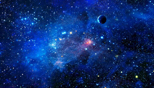 璀璨星空背景图