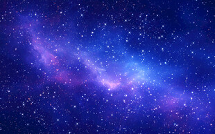 浩瀚黑色宇宙星空背景墙