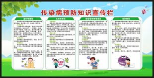 预防传染病知识宣传栏