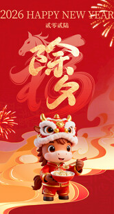 虎年新春贺岁喜庆插画