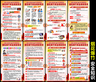 禁止燃放烟花爆竹海报