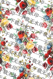 花卉图案多彩浪漫花艺设计