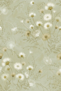 淡雅雏菊花纹背景图