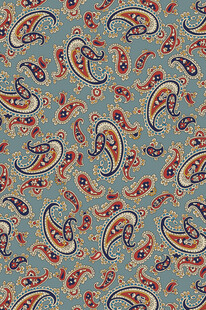 复古佩斯利花纹图案