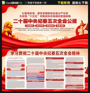 二十届中央纪委五次全会