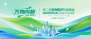 蓝绿医疗科技背景