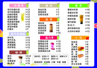 超市商品促销价目表