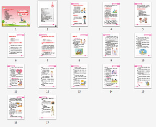 健康素养促进行动健康管理宣传册