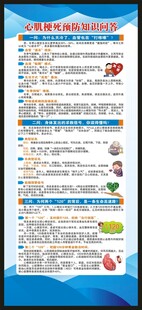 心梗救治日展架