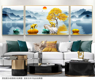 山水客厅装饰画