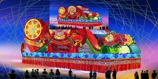 绚丽多彩大型节日主题彩灯