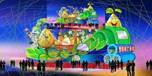 彩车花车效果图