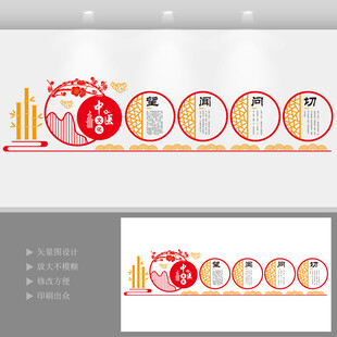 中医文化展厅展示墙