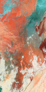 彩色岩石纹理背景