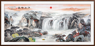 客厅山水画