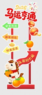 马年指引牌