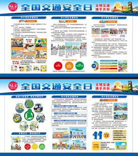 交通安全日展板