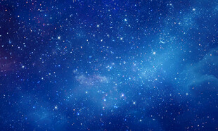 蓝色宇宙星空背景图素材