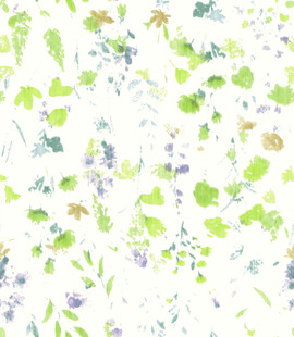 清新手绘植物花卉图案