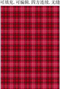 红色格子图案背景纹理