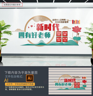 四有教师文化墙