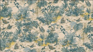 复古花卉图案布料纹理