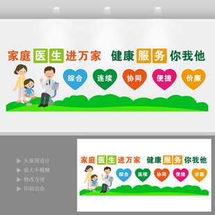 家庭医生文化墙
