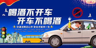 酒驾警示宣传展板