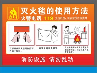 灭火毯使用方法