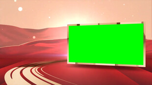 年会 报告会 照片移动绿幕