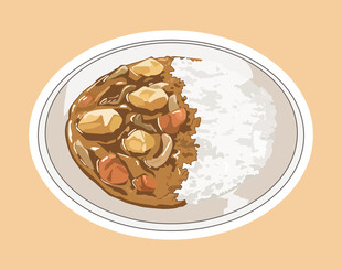 咖喱鸡肉盖饭