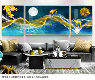 现代客厅装饰画