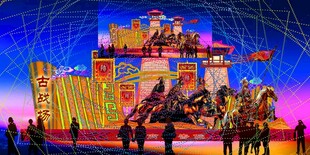 传统花灯彩灯效果图