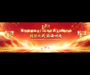 技能比武大赛展板