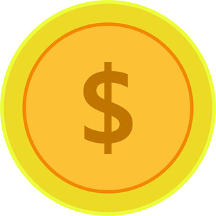 黄色金币图标