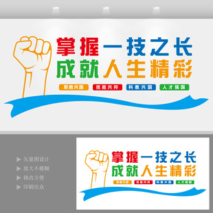 职业教育文化墙