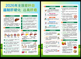 2026年全国爱肝日宣传单