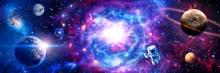 宇宙大爆炸太空星球漩涡星空背景