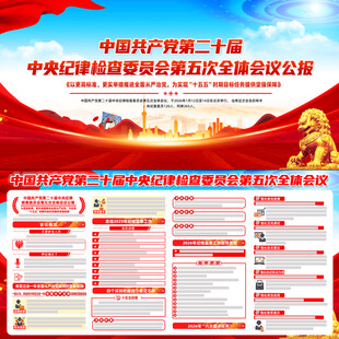 二十届中央纪委五次全会