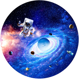 圆形星空