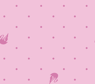 粉色水母波点背景图案