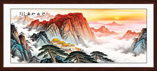 泰山办公室装饰画