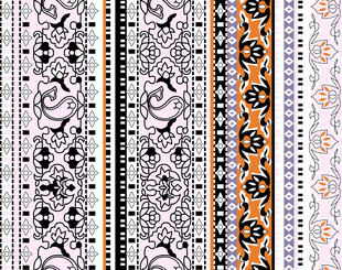 民族风几何图案纹理集合