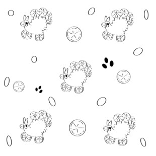 卡通生物图案背景设计