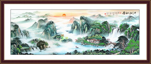 旭日东升装饰画