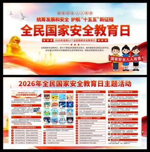 2026年国家安全教育日展板