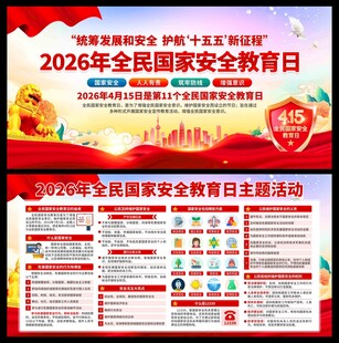 2026年国家安全教育日展板