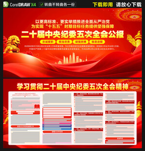 二十届中央纪委五次全会