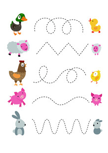 幼儿趣味连线练习素材