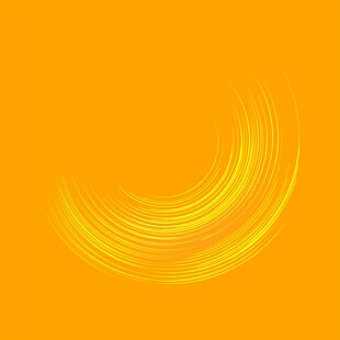 橙黄背景的曲线图案